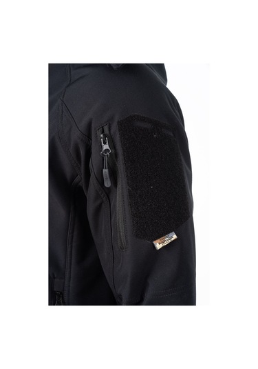 Karcamp 5 Cepli Tactical Double Softshell Su Geçirmez Unisex Mont Ceket Siyah