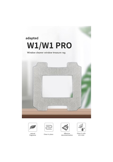 Ecovacs Winbot İçin 9 Adet Mop Ped Aksesuarları