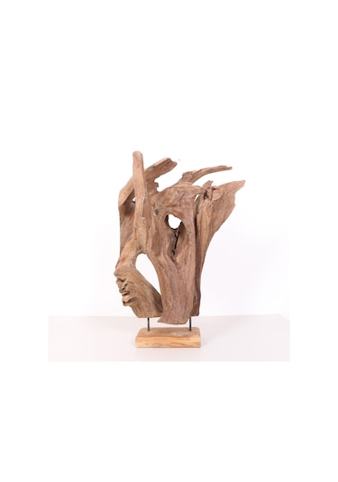 Teak Art- Doğal Teak Heykel & Dekor 30x70 Cm