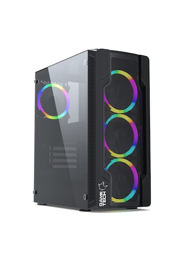 Gametech Colder Rainbow 4x120 MM Fanlı Oyuncu Bilgisayar Kasası