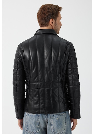 Achille Siyah Deri Mont Siyah