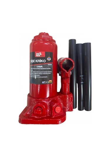 Big Red Şişe Kriko 3-ton Plastik Çantalı T90304d