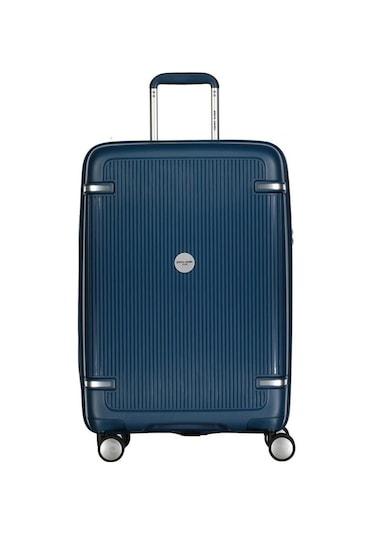 Pierre Cardin Orta Boy %100 Polipropilen Kırılmaz Valiz Petrol 04pc7070 Petrol
