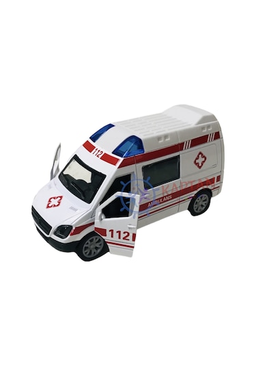 Çek Bırak Metal Ambulans Araba - Ambulans Metal Araba