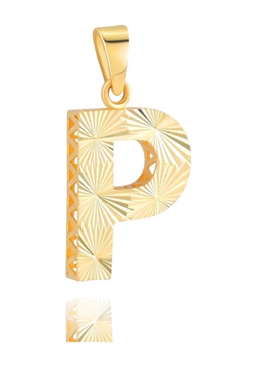 Nezihhan 14 Ayar Altın P Harfi Kolye
