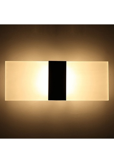 Besthome1 Led Duvar Lambası, Islak Işık, Açısını Ayarlayabilir, Göz Koruyucu, Akrilik-alüminyum, Siyah S Boyutu, Yatak Odası/bi Diğer