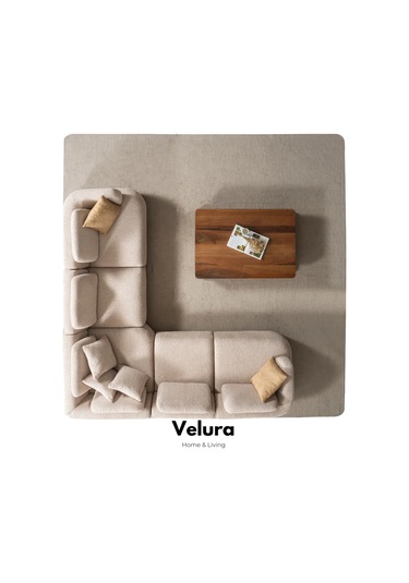 Balance Modüler Köşe Koltuk Takımı & 5 Modül Bej