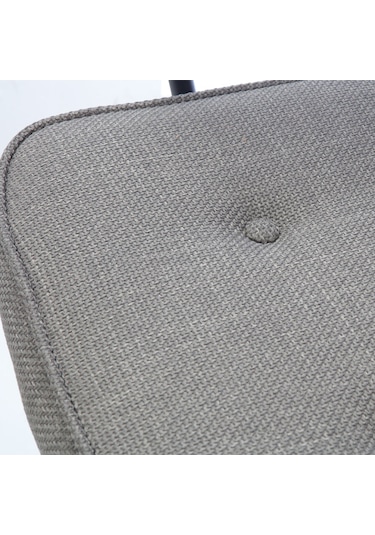 Button Çalışma Sandalyesi Kumaş - Koyu Vizon 62x77-87x60 Cm Bej