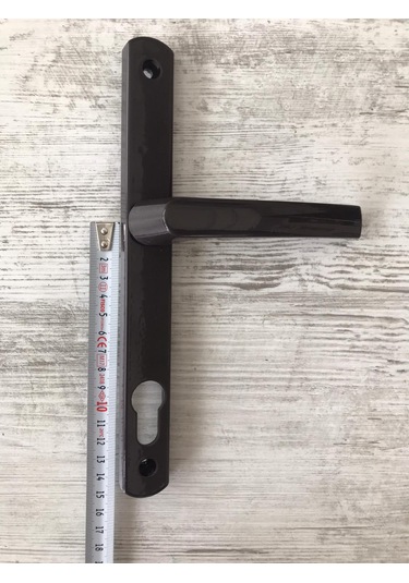 Kilitli Kapı Kolu Yaylı Beyaz - Ral 8022 / 92 Eksen