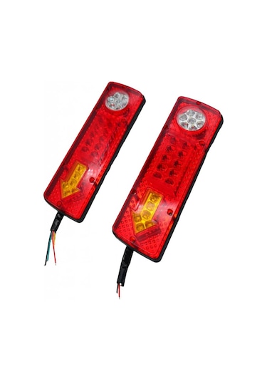 Suntek 12v Kuyruk Fren Durdurma Göstergesi Römork Arka Işık 23 Led