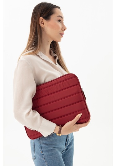 Macbook Air Pro 13 & 13.3 İnç Su Geçirmez Laptop Kılıfı Bordo