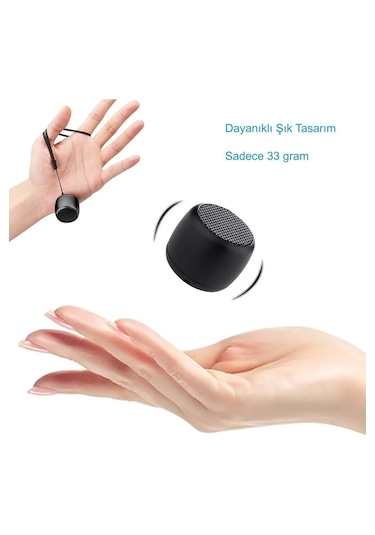Yenilzd Ses Bombası Mini Bluetooth Hoparlör Mini Boyut Yüksek Se