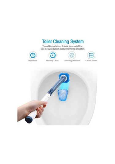 Banyo Tek Kullanımlık Tipi Tuvalet Fırçası Set Uzun Sap Yok Ölü Açı Temizleme Fırça Tutucu Wc Banyo Aksesuarları Temizleme Aracı Tuvalet Fırçası Tutucular Altın - Krom