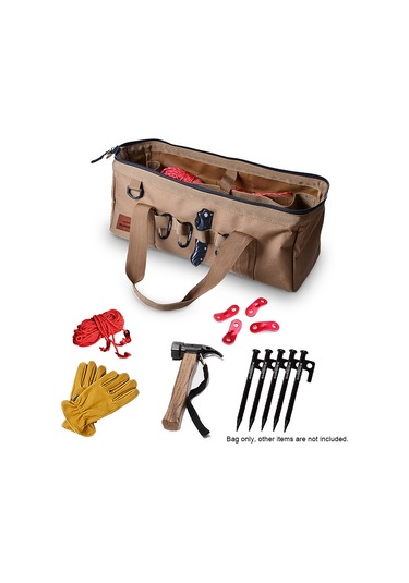 Kamp Alet Çantası Büyük Kapasiteli Geniş Ağızlı Saklama Kum Diğer Çok Renkli