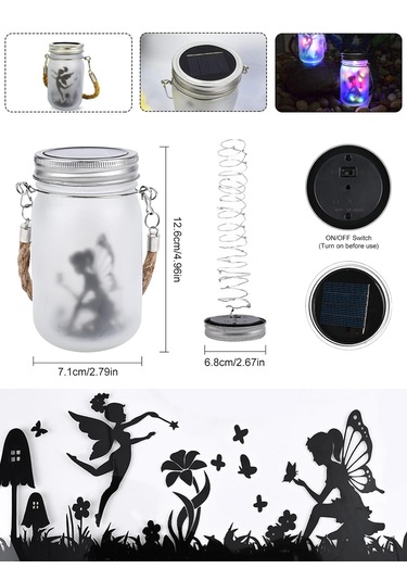 Greentech Güneş Enerjili Dekoratif LED Fener / Askılı Bahçe Feneri / Bahçe Dekorasyon Feneri / GT-SL27