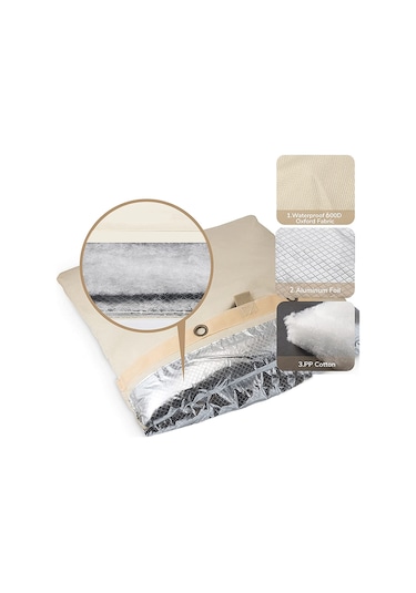 Su Musluğu Kalınlaştırılmış Kılıf Çorap Kış Donma Koruyucu 62x63cm Diğer Çok Renkli