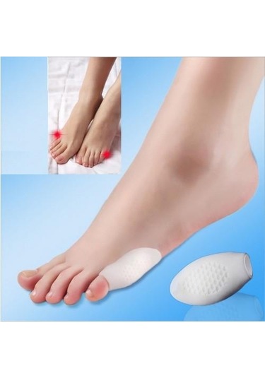 Ramdet Serçe Parmak Bunyon 1 Çift Ayak Kemik Koruyucu Makarasız Nasır Yara Koruyucu