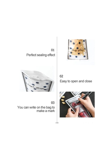 Neevoyu 4 Adet Rehberli Depolama Çantası - Pe Malzeme, Leakproof & Nem Engellici, Ev/seyahat/outdoor Kullanımı İçin Meyve-atıştırmalık Muhafaza Diğer