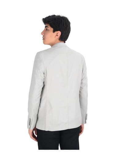 Cengiz İnler Balıksırtı Desenli Slim Erkek Ceket 001