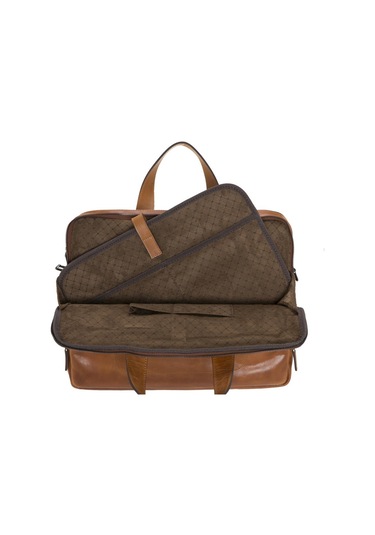 Codegen 15.6" Taba Hakiki Deri Notebook Evrak Çantası