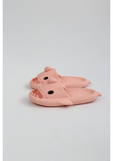 Wagoon Wg500 Köpekbalığı Pembe Unisex Tam Ortopedik Terlik Shark Slides Pembe