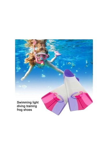 Trendooze Yüzme Yüzme Yüzgeçleri Yumuşak Süper Son Silikon Saklama Paletleri Mavi İle İçin Esnek Elastik Eğitim Derece Çocuklar Çantası Aracı İs Mavi