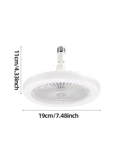 Yeni Tam Ev Fan Işığı Yatak Odası Küçük Restoran Sessiz Büyük Beyaz