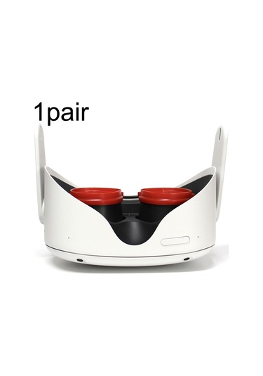 Oculus Quest / Rifts / Quest 2 İçin 1 Çift Vr Hepsi Bir Arada Gözlük Çerçevesi Manyetik Emme Çerçevesi Miyop Lenslerle Eşleşebilir Kırmızı