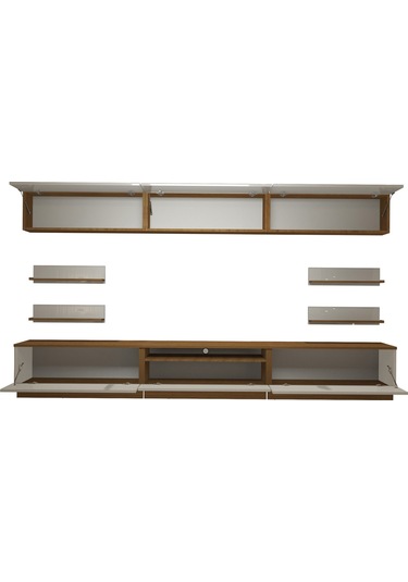 Decoraktiv Trendstyle 8y Mdf Tv Ünitesi Tv Sehpası Ceviz - Beyaz