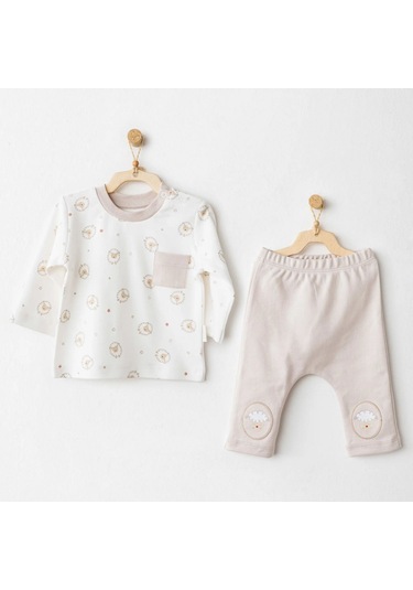 Andywawa 2'li Bebek Takım Ac26153 Bej