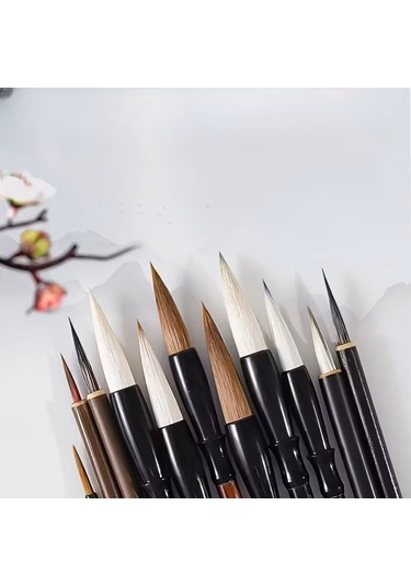 Çini Tahrir, Seramik Sırlama Fırça Seti, Seramik Boyama, Çini, Vazo, Resim, Brush-19 Parça