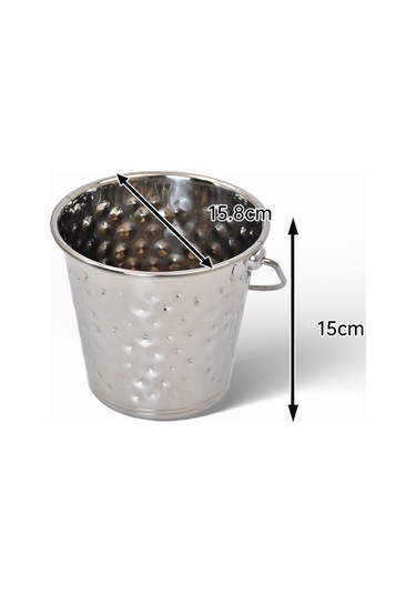 Homyl Partiler Için Buz Kovası Piknik Partisi İçecek 2.0l Gümüş