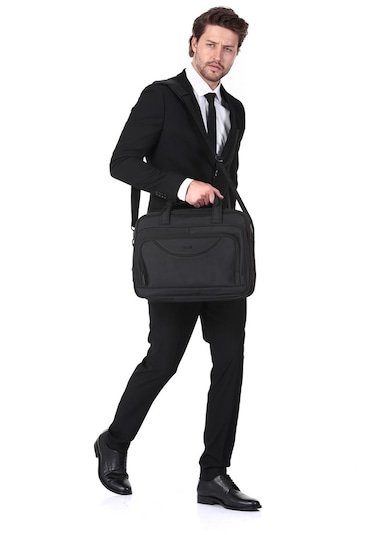 Ççs 71384 Çapraz Omuz Askılı Evrak Çantası Siyah