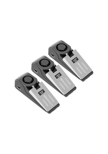 Supermarket1 3'lü Kapı Durdurucu Alarm - 120 Db Siren, Seyahat İçin Kullanışlı