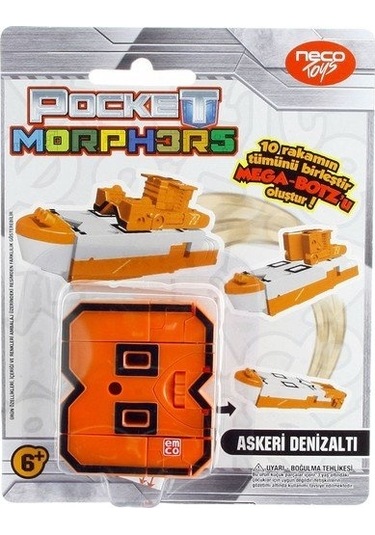 Pocket Morphers Dönüşebilen Numaralar - Askeri Denizaltı - 8
