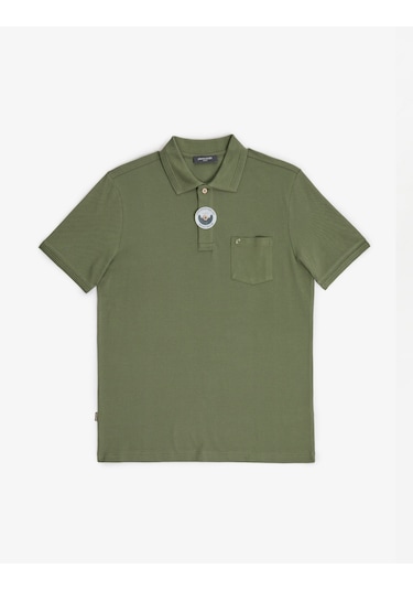 Pierre Cardin Erkek Haki Tişört Basic 50321144-vr027