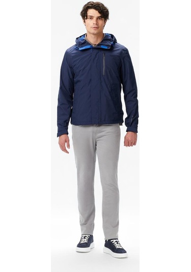 Erkek Lacivert Regular Fit Rain Breaker Yağmurluk-11478 4nv-lacivert