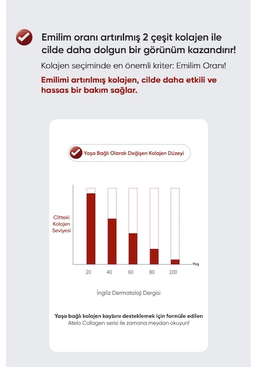 Atelokolajen İçerikli, Yaşlanma Karşıtı Besleyici Emülsiyon Mıssha Atelo Collagen Emulsion