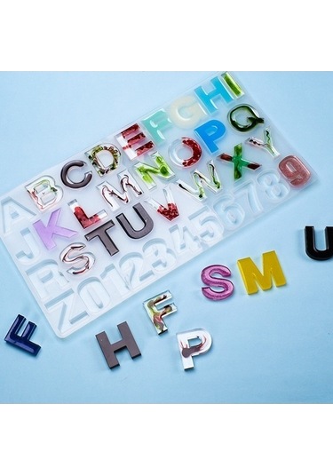 Ulzyvf Yapımı Takı Silikon Seti Renkli Kristal Epoksi El Dekorasyon Çok Renkli, Geeroyoo Ux Çok Renkli