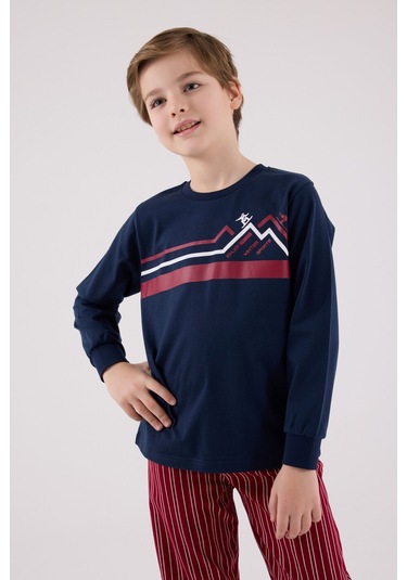 Rolypoly Erkek Çocuk Lacivert Pijama Takımı Rp3648-c-v2