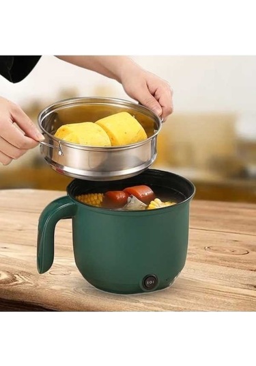 Yapışmaz Tava Suntek Ocak Mini Güveç Erişte Süper Tasarım Elektrikli Qj - Altın