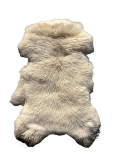 Üst Düzey Naturel Boyasız Medikal Özellikte Koyun Postu 100 X 65 Cm Beyaz