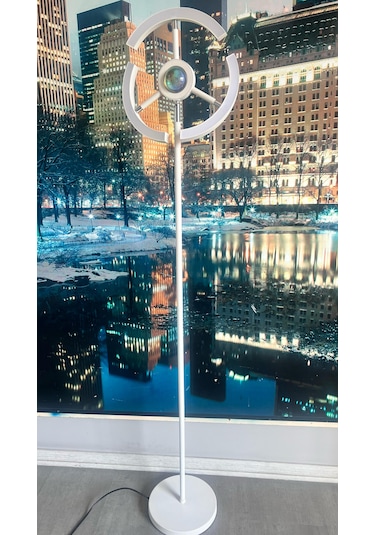 Yüceeller Rgb Modern Dim Edilebilir Led Lambader Beyaz