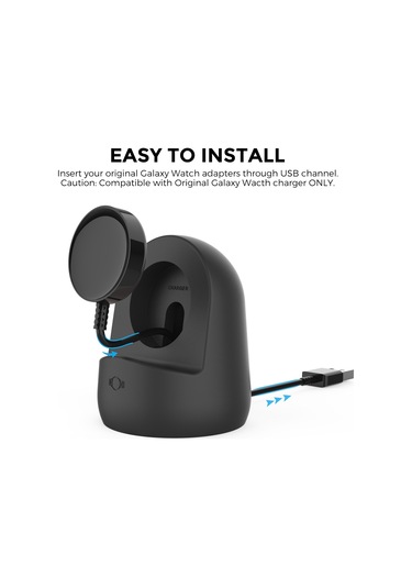 Ahastyle Pt181 Galaxy Uyumlu Watch 3/4 / Aktif / Aktif 2 Beyaz İçin Silikon Şarj Standı İzle