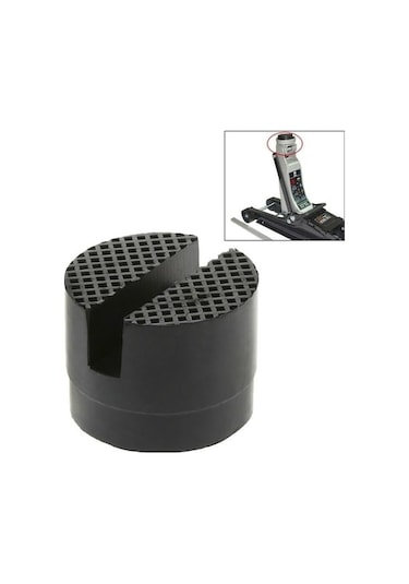 Ankatek Sones Zemin Oluklu Araba Lastik Kaldırma Yastığı Çerçeve Koruyucu Adaptör Kriko Disk Pedi Aracı Siyah Ew