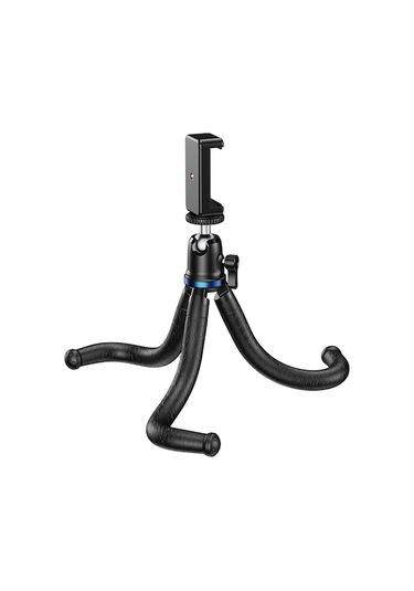 Apexel Apl-jj10 Profesyonel Sekiz Kollu Tripod: Esnek, Hafif, Her Yerde Kullanım İçin İdeal Siyah Siyah