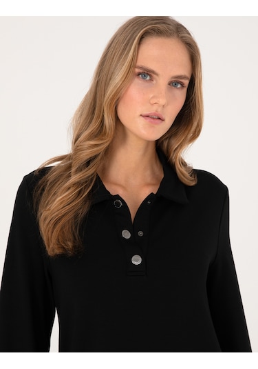 Pierre Cardin Kadın Siyah Elbise Örme 50315895-vr046 Siyah