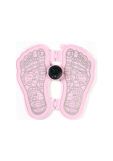 Qingmipy Evde Kullanıma Uygun Şarjlı Mini Ayak Masaj Cihazı - Pulse Teknolojili Topuk Ve Ayak Tabanı Rahatlatıcı - Siyah Siyah