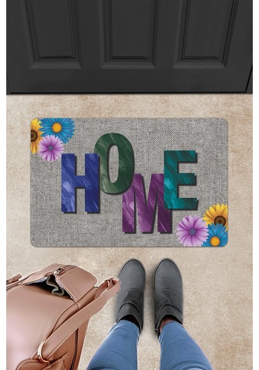 Evaşk Kapı Önü Paspası Vinil Kaymaz Tabanlı 45 X 70 Evaşkdm11085