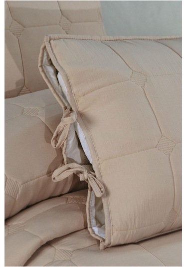 Cratos Comfort Çift Kişilik Yatak Örtüsü Bej Bej